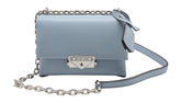 Michael Kors Cece Small Faux Leather Shoulder Bag Pale Blue